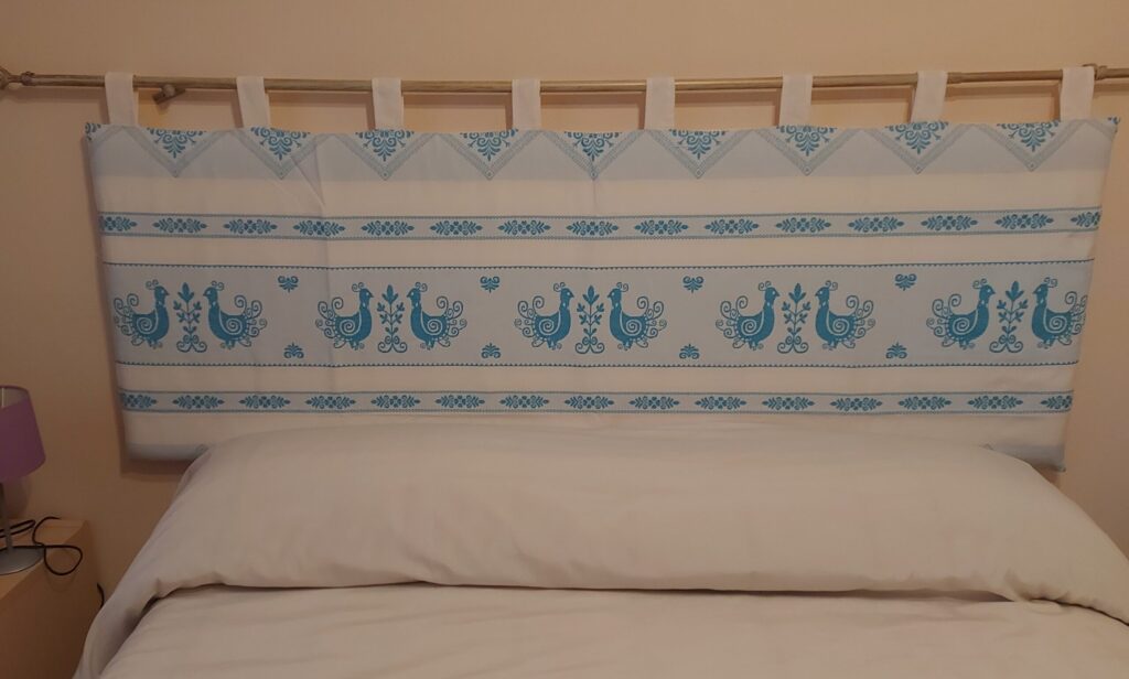 TESTIERA LETTO MATRIMONIALE CM 180X65 PAVONCELLE